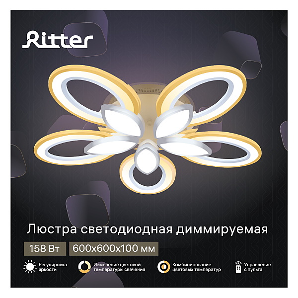 Потолочная люстра Ritter Como 52377 2